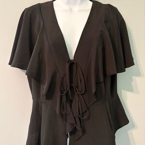 Topshop Black Blouse